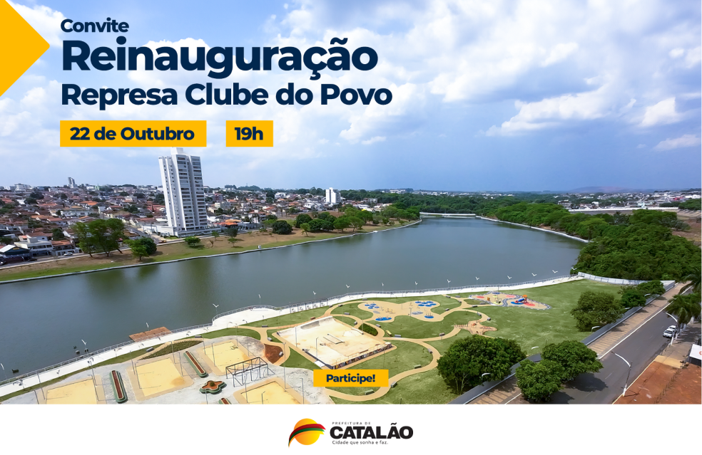 Represa do Clube do Povo será reinaugurada nesta próxima terça-feira (22)