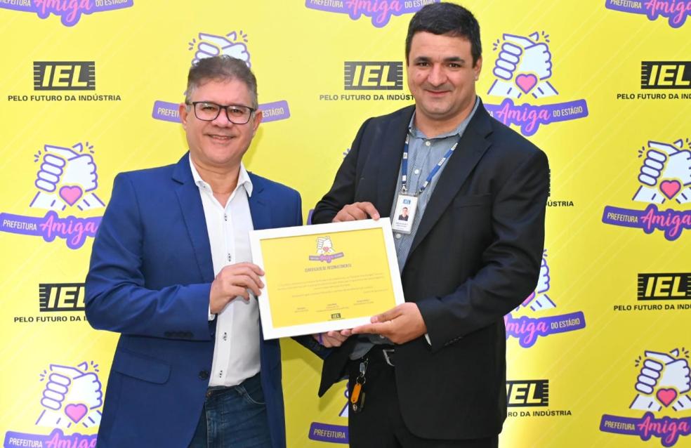 IEL premia Prefeitura de Catalão com o título Amiga do Estágio