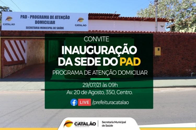 Unidade voltada para o Programa de Atenção Domiciliar será inaugurada oficialmente em Catalão