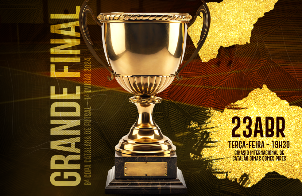 Finais masculina e feminina da Copa Catalana de Futsal acontecem nesta terça-feira(23/04)