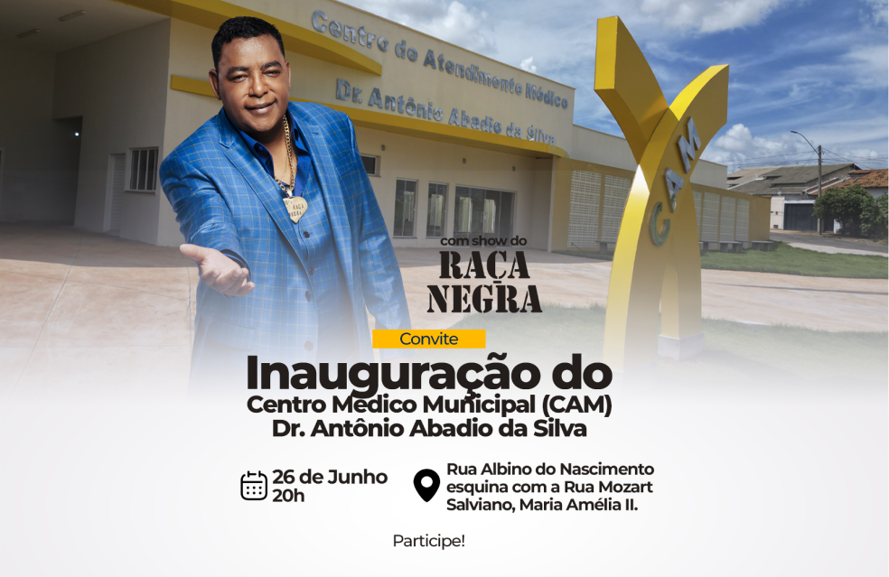 Raça Negra fará show em Catalão na inauguração do Centro de Atendimento Médico