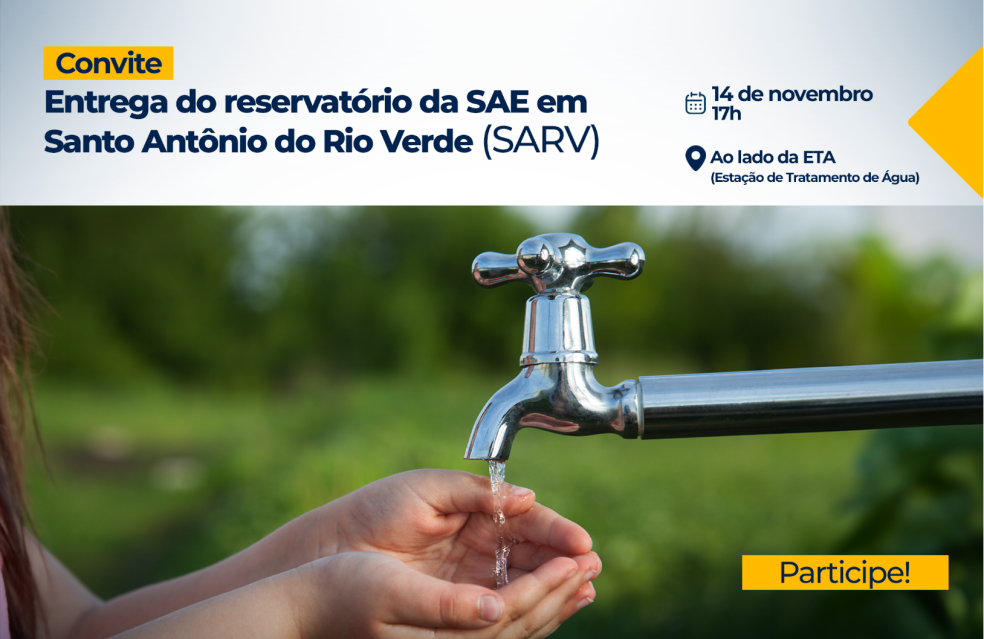 Distrito de Santo Antônio do Rio Verde terá novo reservatório de água