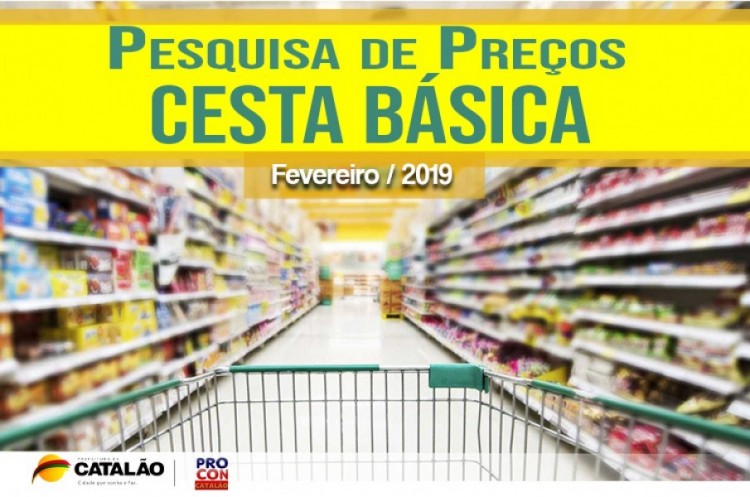 PROCON divulga pesquisa com preços dos itens da cesta básica em Catalão