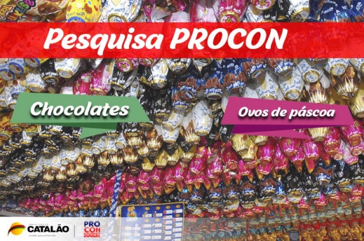 PROCON realiza pesquisa de preço dos chocolates para a Páscoa