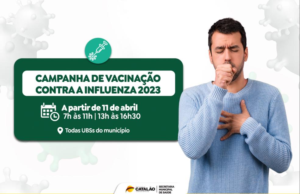 Campanha de Vacinação contra a Influenza começa na terça-feira (11)