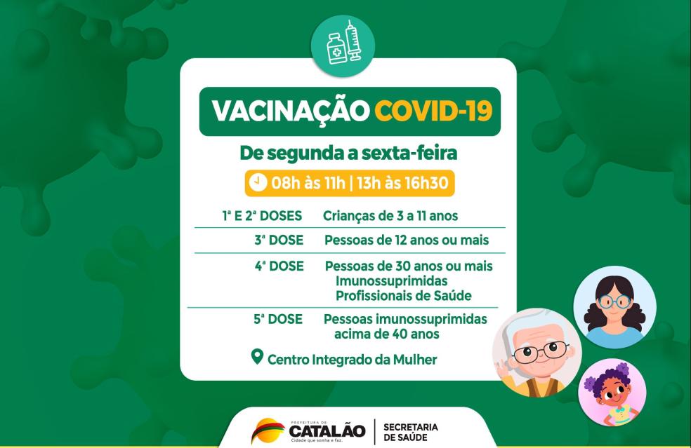 Vacinação da Covid-19 em catalão