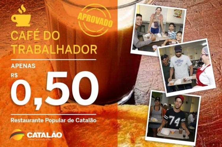 Realidade: Café da manhã já é servido a preço simbólico no Restaurante Popular de Catalão