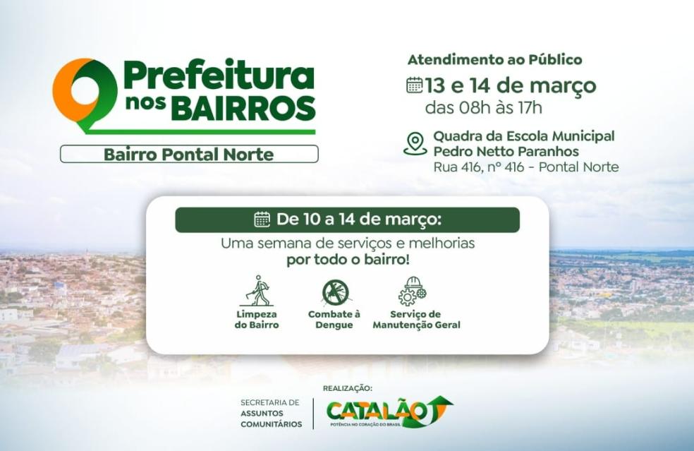 Pontal Norte recebe primeira edição do Prefeitura nos Bairros