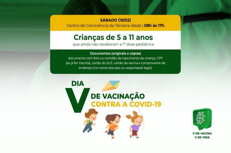 Prefeitura de Catalão promove dia “V” de Vacinação contra a Covid-19