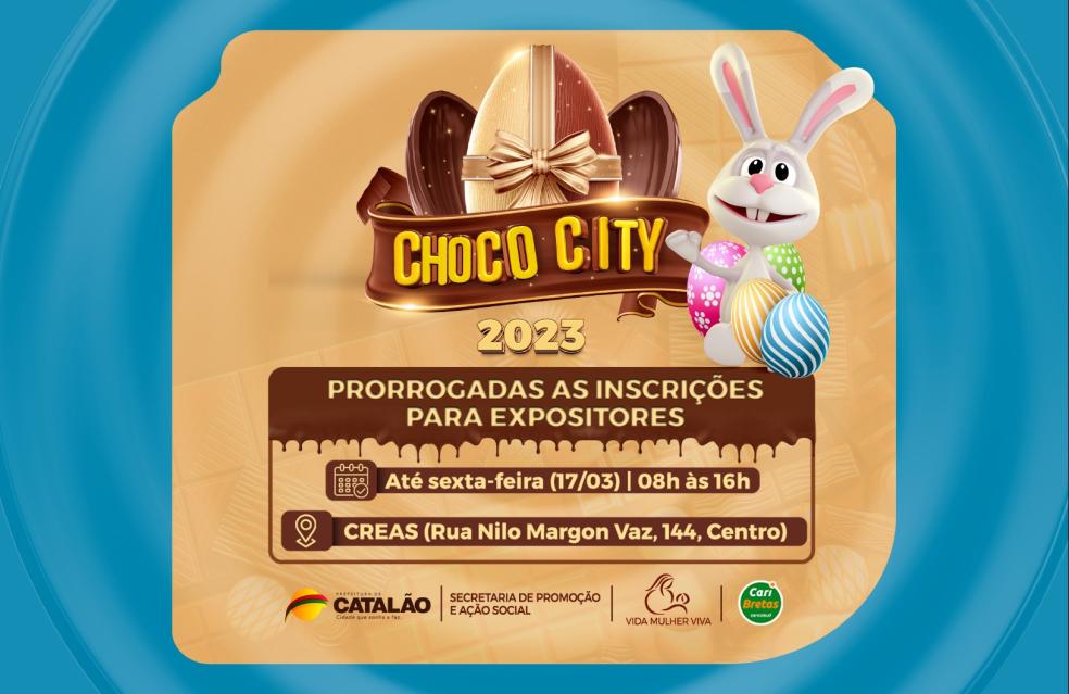 Prorrogado o prazo de inscrições para expositores da II Choco City em Catalão
