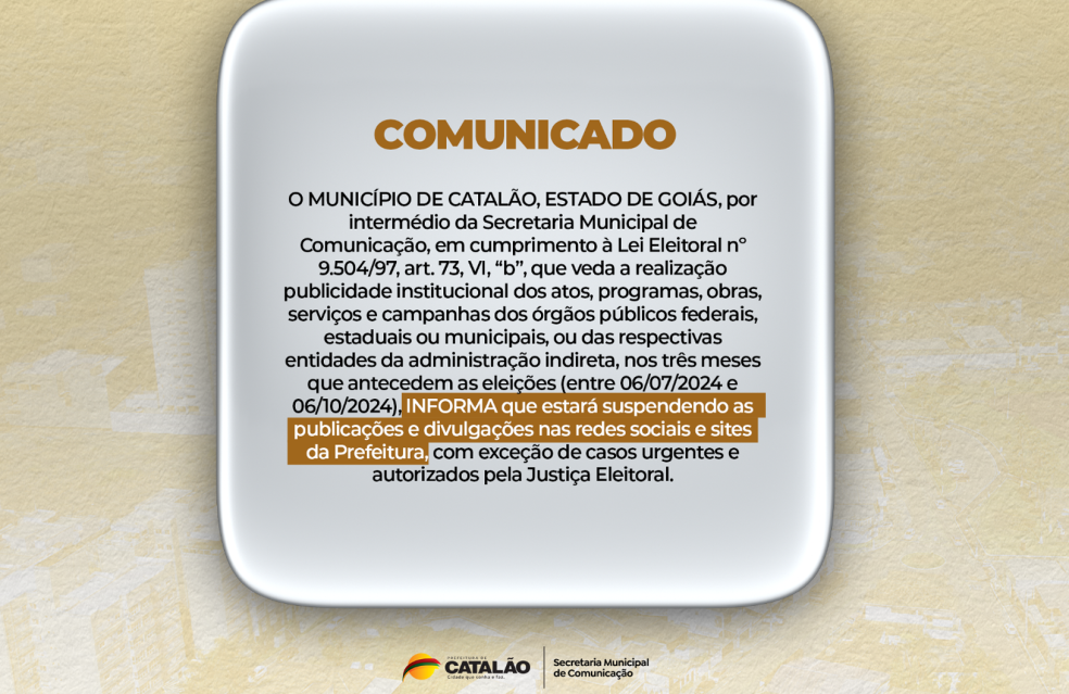 COMUNICADO