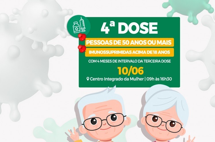 Covid-19: Saúde convoca pessoas de 50 anos ou mais e imunossuprimidos para receberem a quarta dose