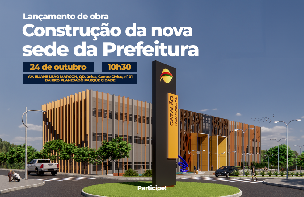 Novo Paço Municipal de Catalão: Obra de modernização  será lançada pela Prefeitura