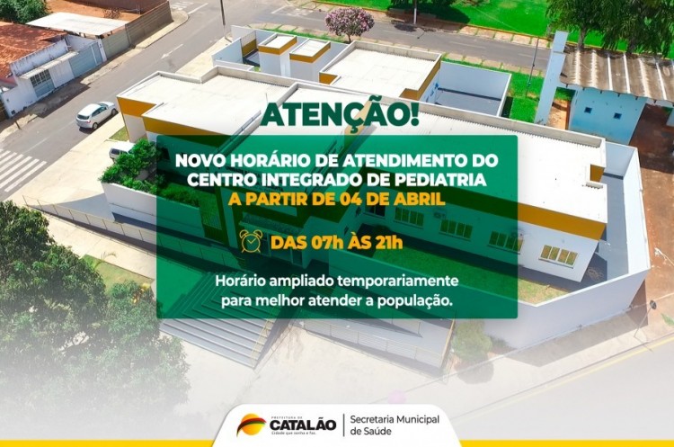 Prefeitura de Catalão amplia funcionamento do Centro de Pediatria