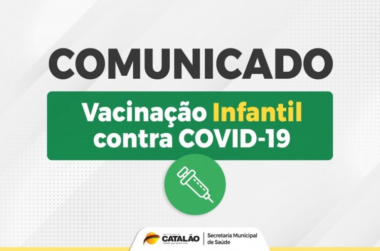 A vacinação infantil contra Covid-19 em Catalão está suspensa por falta de doses