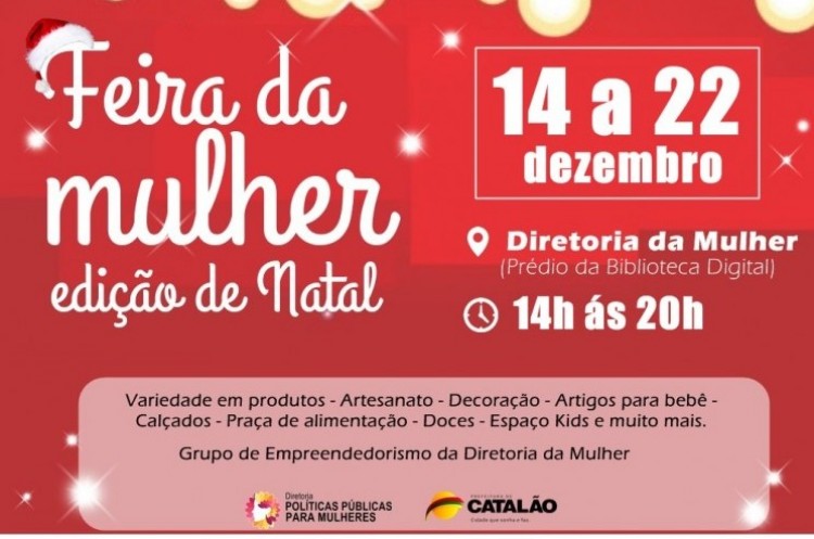 Catalão terá pela primeira vez Feira da Mulher, edição especial de Natal