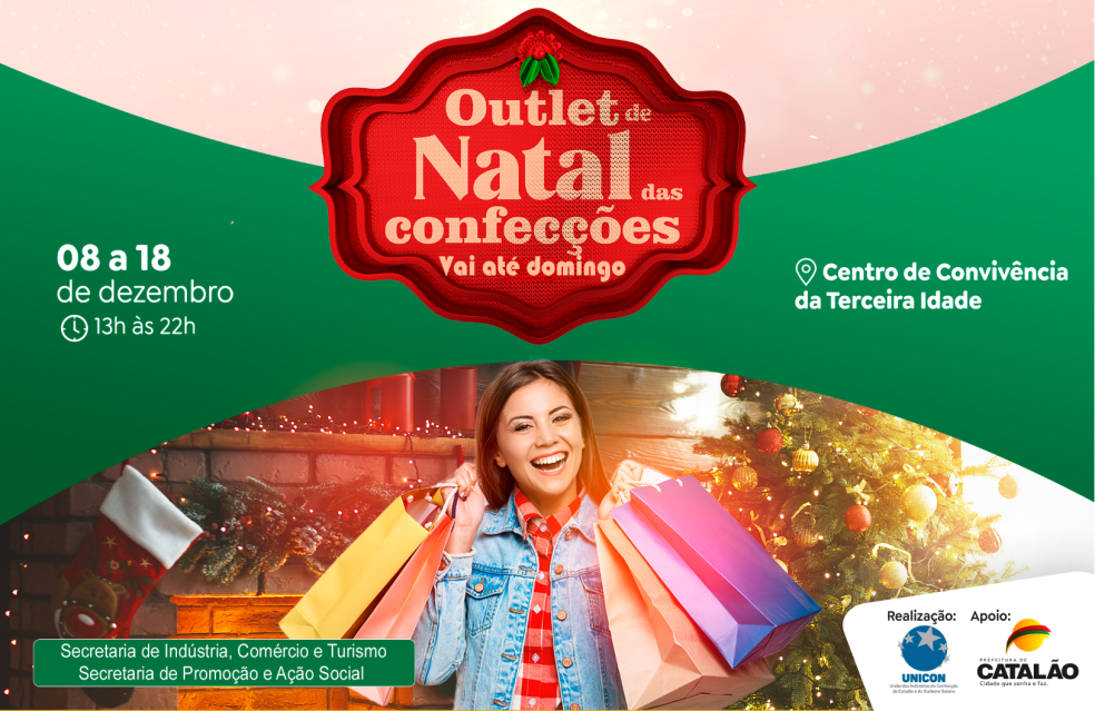 Outlet de Natal em Catalão - Feira das confecções é estendida devido ao sucesso de público