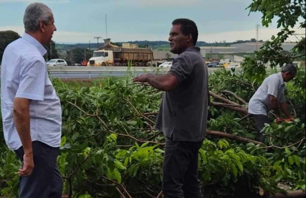 Velomar acompanha trabalho de recuperação de pontos afetados pela chuva forte