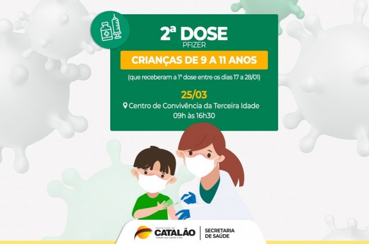 Covid-19: Saúde convoca crianças de 9 a 11 anos para receberem a segunda dose da vacina Pfizer