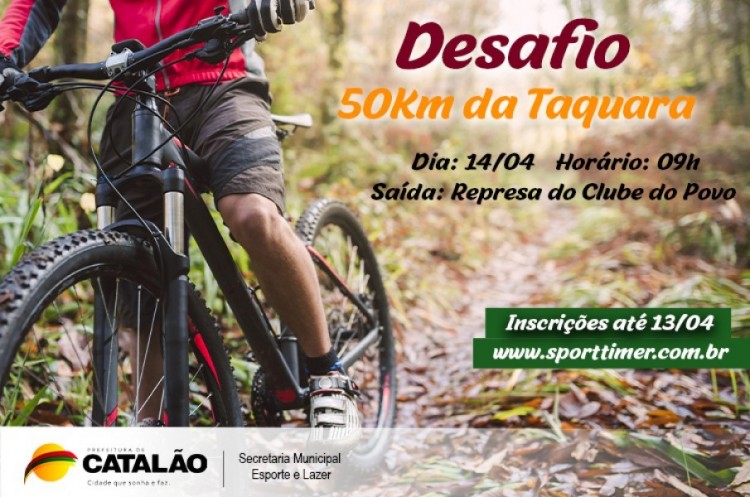 Fim de semana tem desafio de bike: 50 km da Taquara