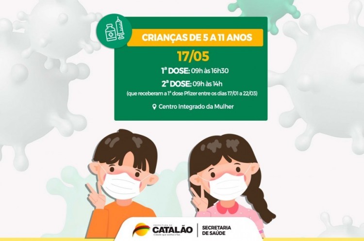 Covid-19: Saúde convoca crianças de 5 a 11 anos para receberem a vacina pediátrica