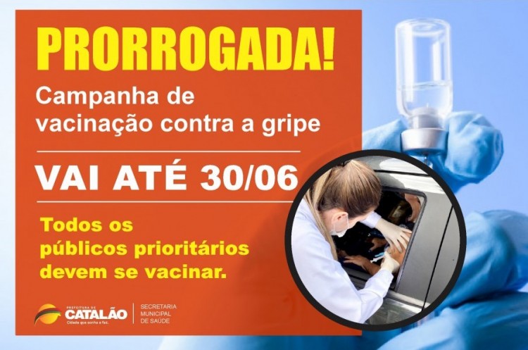 Campanha de vacinação contra a gripe é prorrogada por baixa procura