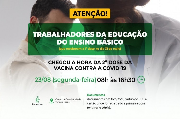 Covid-19: Trabalhadores da educação do ensino básico receberão reforço da AstraZeneca na próxima segunda